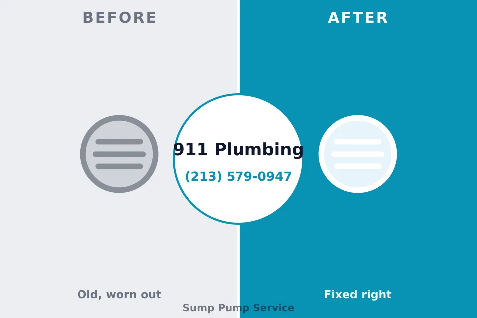 Before and after: plumbing repair Silver Summit, UT